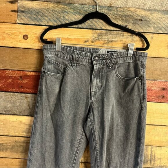 Volcom Solver‎ Modern Straight Gray Jeans Size 29 - Picture 3 of 12